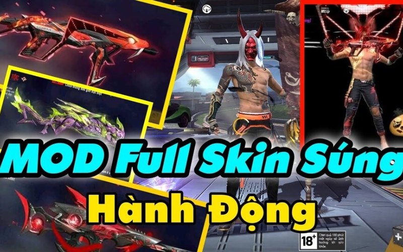 Những tính năng bản Mod Skin FF OB45