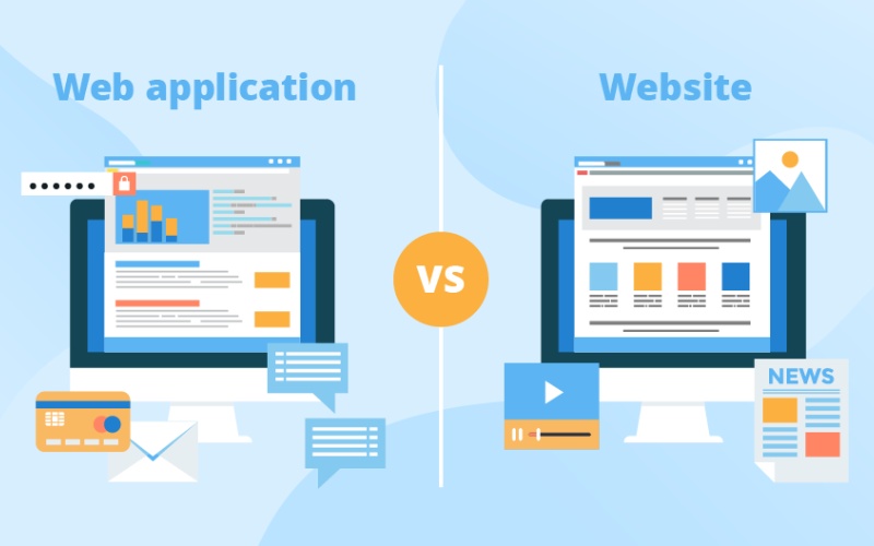 Sự khác biệt giữa Web App và Website