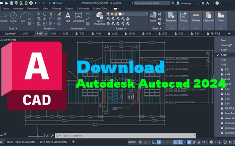 Download Autocad 2024 full crack vĩnh viễn [Ổn định đã test 100]