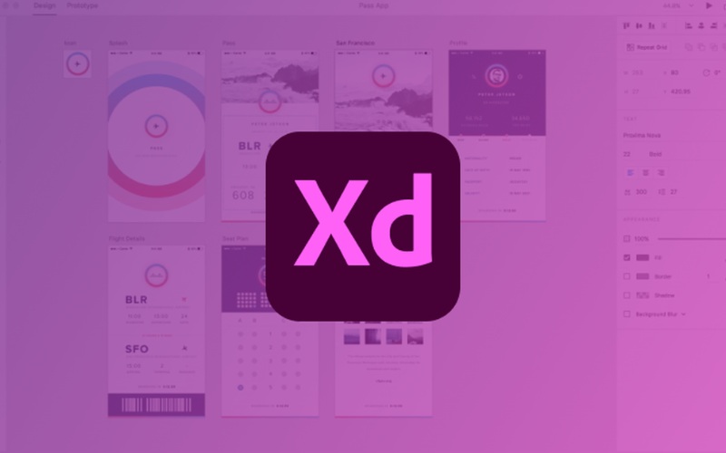 Adobe XD thiết kế linh hoạt