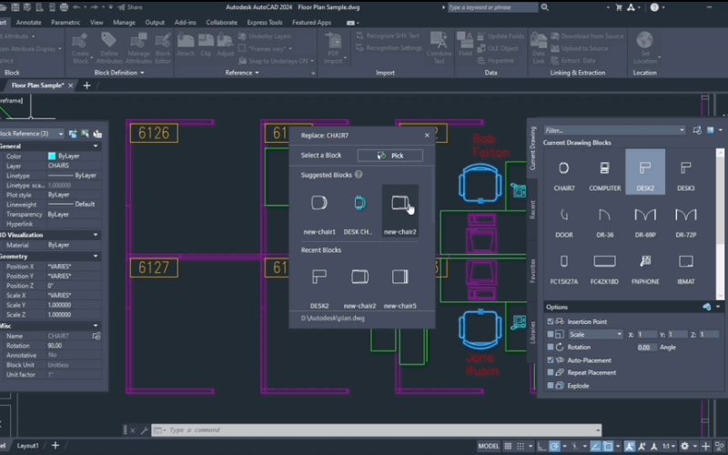 Tính năng hỗ trợ nổi bật của Autocad 2024