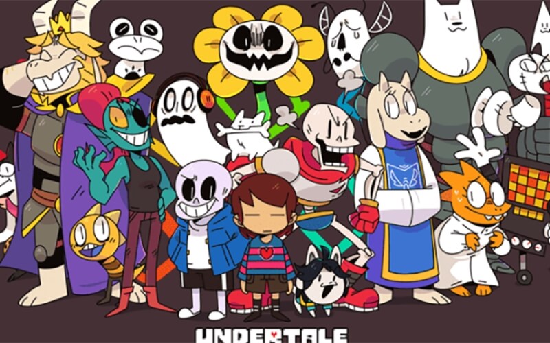 Khám phá underground trong game Undertale